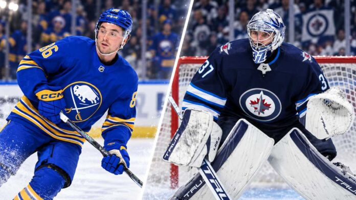 nhl-news-rumors-september-14-2026 Noah Ostlund and Connor Hellebuyck featured in NHL News as Buffalo signs Ostlund long term and Hellebuyck trade rumors continue in Winnipeg