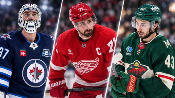 nhl-news-rumors-september-18-2026 Connor Hellebuyck, Dylan Larkin and Quinn Hughes featured in the latest NHL News and trade rumors for September 18, 2026.