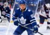 NHL News Today: McKenna Debuts as Hellebuyck and Marchenko Rumors Heat Up Three-way split image featuring Connor Hellebuyck, Gavin McKenna and Kirill Marchenko, highlighting the latest NHL News and trade rumors heading into the 2026-27 preseason.