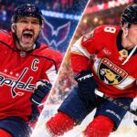 Alex Ovechkin and Brady Tkachuk split image for NHL News featuring Ovechkin injury update and Tkachuk’s strong Florida Panthers debut