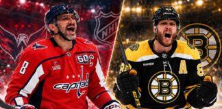 Washington Capitals vs. Boston Bruins Fantasy Hockey Prediction: Players to Watch, Score Pick & How to Watch Split image of Washington Capitals and Boston Bruins star forwards facing off in a fantasy hockey prediction graphic for the September 20, 2026 preseason matchup.