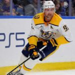 Steven Stamkos Fantasy Hockey Projection: Why 71 Points Is Still Within Reach in 2026-27 Steven Stamkos skating for the Nashville Predators ahead of the 2026-27 NHL season and fantasy hockey projections
