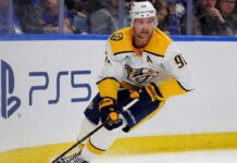 Steven Stamkos skating for the Nashville Predators ahead of the 2026-27 NHL season and fantasy hockey projections