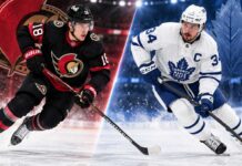 Ottawa Senators vs. Toronto Maple Leafs Fantasy Hockey Prediction: Players to Watch, Score Pick & How to Watch Tim Stützle of the Ottawa Senators and Auston Matthews of the Toronto Maple Leafs featured ahead of their September 23, 2026 preseason fantasy hockey matchup.