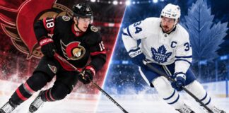 Ottawa Senators vs. Toronto Maple Leafs Fantasy Hockey Prediction: Players to Watch, Score Pick & How to Watch Tim Stützle of the Ottawa Senators and Auston Matthews of the Toronto Maple Leafs featured ahead of their September 23, 2026 preseason fantasy hockey matchup.