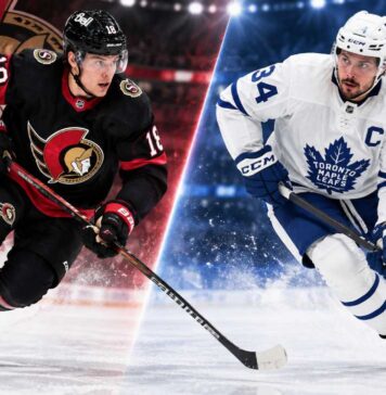 Tim Stützle of the Ottawa Senators and Auston Matthews of the Toronto Maple Leafs featured ahead of their September 23, 2026 preseason fantasy hockey matchup.