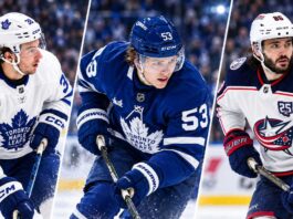Ben Danford, Easton Cowan and Kirill Marchenko featured in Toronto Maple Leafs trade rumors involving the Columbus Blue Jackets.