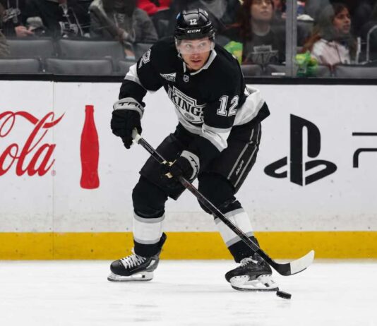 Los Angeles Kings Trade Rumors: Why Trevor Moore Is Suddenly a Name to Watch Trevor Moore skates for the Los Angeles Kings as NHL trade rumors grow around his future and potential roster changes in Los Angeles.