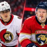 Florida Panthers vs. Ottawa Senators Fantasy Hockey Prediction: Players to Watch, Score Pick & How to Watch Tim Stützle in an Ottawa Senators jersey alongside Brady Tkachuk in a Florida Panthers jersey ahead of their October 21, 2026, NHL matchup and fantasy hockey prediction.