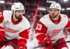 Red Wings Trade Rumors: Did DeBrincat’s $91 Million Deal Just Change Dylan Larkin’s Future? Dylan Larkin and Alex DeBrincat in Detroit Red Wings jerseys as DeBrincat's $91 million contract extension raises questions about Larkin's future amid NHL trade rumors.