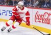 Dylan Larkin Trade Rumors: Does Opening-Week Injury Change Red Wings Plans? Dylan Larkin skating for the Detroit Red Wings as trade rumors continue following his opening-week injury.