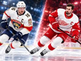 Aleksander Barkov and Dylan Larkin featured in Panthers trade rumors as Florida monitors Barkov’s injury status