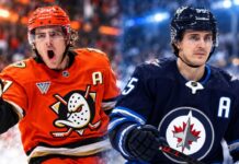 Anaheim Ducks vs. Winnipeg Jets Fantasy Hockey Prediction: Players to Watch, Score Pick & How to Watch Leo Carlsson of the Anaheim Ducks and Mark Scheifele of the Winnipeg Jets featured in a split image ahead of their October 9, 2026 NHL fantasy hockey matchup.