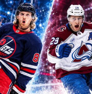 Kyle Connor of the Winnipeg Jets and Nathan MacKinnon of the Colorado Avalanche featured ahead of their October 7, 2026 fantasy hockey matchup.