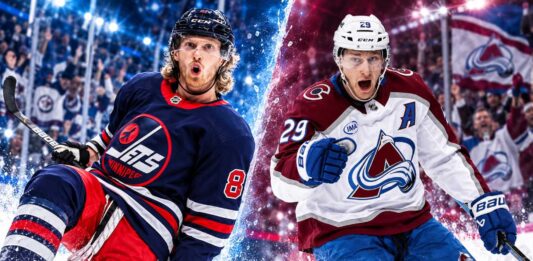 Kyle Connor of the Winnipeg Jets and Nathan MacKinnon of the Colorado Avalanche featured ahead of their October 7, 2026 fantasy hockey matchup.