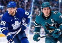 San Jose Sharks vs. Toronto Maple Leafs Fantasy Hockey Prediction: Players to Watch, Score Pick & How to Watch William Nylander of the Toronto Maple Leafs and Macklin Celebrini of the San Jose Sharks featured in a split image ahead of their October 19, 2026, NHL fantasy hockey matchup.