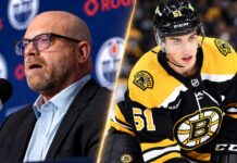 Oilers Trade Rumors: Is Matt Poitras the Mystery Center Edmonton Has Really Been Chasing? Stan Bowman and Boston Bruins center Matt Poitras featured in Edmonton Oilers trade rumors about a potential mystery center target.