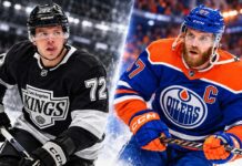 Edmonton Oilers vs. Los Angeles Kings Fantasy Hockey Prediction: Players to Watch, Score Pick & How to Watch Split image of Connor McDavid in his Edmonton Oilers jersey and Artemi Panarin in his Los Angeles Kings jersey ahead of their October 13, 2026 NHL matchup.