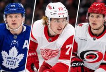 Did Toronto’s Latest Collapse Just Reopen the Morgan Rielly Trade Door? Morgan Rielly of the Toronto Maple Leafs, Simon Edvinsson of the Detroit Red Wings, and Alexander Nikishin of the Carolina Hurricanes featured in NHL trade rumors involving Toronto's search for defensive upgrades.