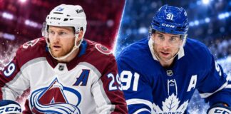 Nathan MacKinnon of the Colorado Avalanche and John Tavares of the Toronto Maple Leafs featured in October 17, 2026 NHL news, injury updates, NHL rumors and scores.
