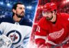 NHL News Today: Dylan Larkin’s Trade List Expands, Hellebuyck Deadline Looms and Rantanen Scores Hat Trick Connor Hellebuyck of the Winnipeg Jets and Dylan Larkin of the Detroit Red Wings featured in a split image highlighting the latest NHL news and trade rumors for October 21, 2026, as Hellebuyck's deadline approaches and Larkin expands his list of potential trade destinations.
