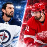 NHL News Today: Dylan Larkin’s Trade List Expands, Hellebuyck Deadline Looms and Rantanen Scores Hat Trick Connor Hellebuyck of the Winnipeg Jets and Dylan Larkin of the Detroit Red Wings featured in a split image highlighting the latest NHL news and trade rumors for October 21, 2026, as Hellebuyck's deadline approaches and Larkin expands his list of potential trade destinations.