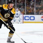 Maple Leafs Trade Rumors: Did Nikita Zadorov’s Agent Just Open the Door to Toronto? Boston Bruins defenceman Nikita Zadorov skates with the puck against the Toronto Maple Leafs amid NHL trade rumors sparked by comments from his agent, Dan Milstein.