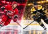 Boston Bruins vs. Carolina Hurricanes Fantasy Hockey Prediction: Players to Watch, Score Pick & How to Watch Sebastian Aho of the Carolina Hurricanes and David Pastrnak of the Boston Bruins in a split image ahead of their October 27, 2026, NHL fantasy hockey matchup.