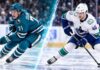 Vancouver Canucks vs. San Jose Sharks Fantasy Hockey Prediction: Players to Watch, Score Pick & How to Watch Split image of Vancouver Canucks centre Elias Pettersson and San Jose Sharks centre Macklin Celebrini ahead of their October 29, 2026 NHL game.