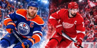 Red Wings vs. Oilers Tonight: Why Your Regular TV Package Might Not Be Enough Connor McDavid of the Edmonton Oilers and Dylan Larkin of the Detroit Red Wings in a split image ahead of their October 26, 2026 NHL matchup, streaming on Sportsnet+ in Canada.