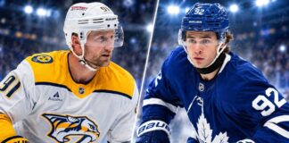 Steven Stamkos of the Nashville Predators and Gavin McKenna of the Toronto Maple Leafs featured ahead of their October 6, 2026 fantasy hockey matchup.