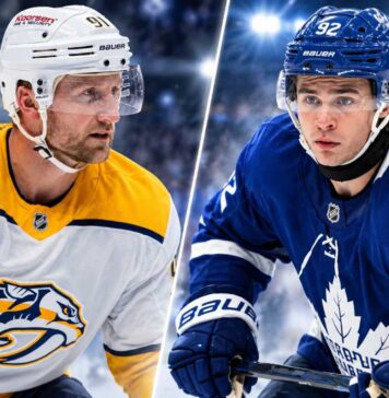 Steven Stamkos of the Nashville Predators and Gavin McKenna of the Toronto Maple Leafs featured ahead of their October 6, 2026 fantasy hockey matchup.