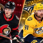 Nashville Predators vs. Ottawa Senators Fantasy Hockey Prediction: Players to Watch, Score Pick & How to Watch Split image of Tim Stützle in an Ottawa Senators jersey and Steven Stamkos in a Nashville Predators jersey ahead of their October 10, 2026 NHL fantasy hockey matchup.
