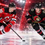Ottawa Senators vs. New Jersey Devils Fantasy Hockey Prediction: Players to Watch, Score Pick & How to Watch Split image of New Jersey Devils star Jack Hughes and Ottawa Senators forward Tim Stützle ahead of their October 12, 2026, NHL matchup and fantasy hockey prediction.