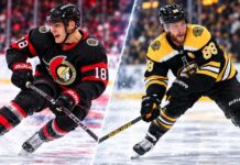 Ottawa Senators vs. Boston Bruins Fantasy Hockey Prediction: Players to Watch, Score Pick & How to Watch Tim Stützle of the Ottawa Senators and David Pastrnak of the Boston Bruins featured ahead of their October 5, 2026 fantasy hockey matchup.